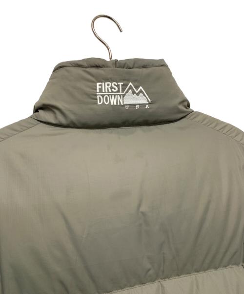FIRST DOWN（ファーストダウン）FIRST DOWN (ファーストダウン) ダウンジャケット グレー サイズ:XLの古着・服飾アイテム