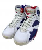 NIKEナイキ）の古着「NIKE AIR JORDAN 7 RETRO」｜ホワイト×ネイビー