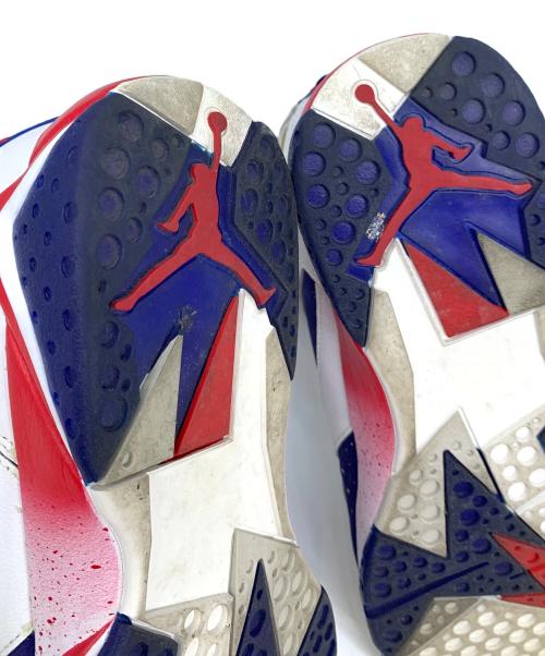 NIKE（ナイキ）NIKE (ナイキ) NIKE AIR JORDAN 7 RETRO ホワイト×ネイビー サイズ:28cmの古着・服飾アイテム