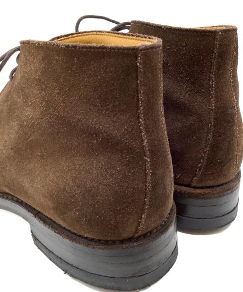 Crockett & Jones（クロケット＆ジョーンズ）Crockett & Jones (クロケット＆ジョーンズ) BARNEYS NEWYORK (バーニーズ・ニューヨーク) 別注スウェードチャッカブーツ ブラウン サイズ:24cmの古着・服飾アイテム