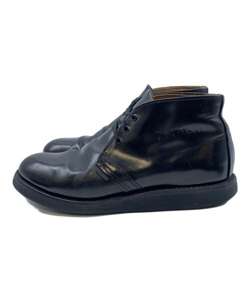 RED WING（レッドウィング）RED WING (レッドウィング) ポストマンチャッカブーツ　9196 ブラック サイズ:６Dの古着・服飾アイテム