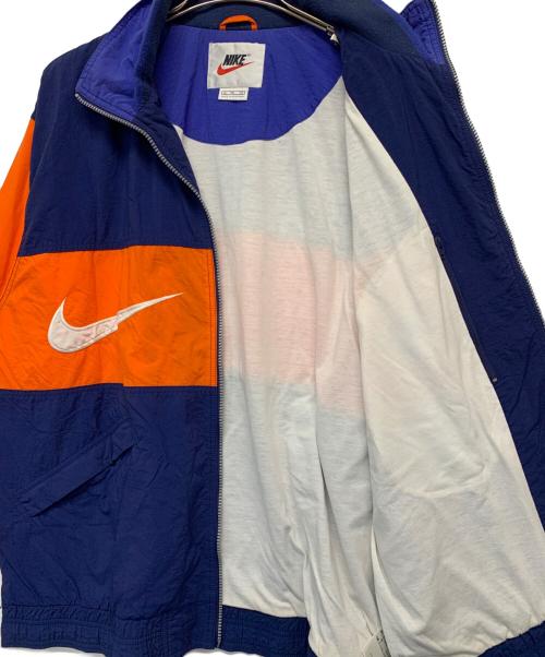 NIKE（ナイキ）NIKE (ナイキ) ナイロンジャケット ネイビー×オレンジ サイズ:XLの古着・服飾アイテム