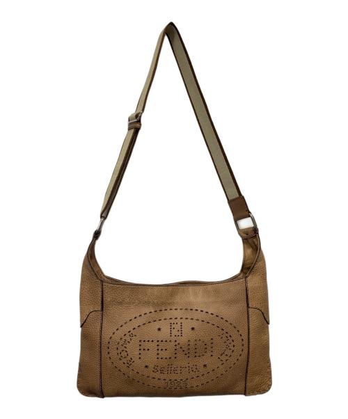 FENDI（フェンディ）FENDI (フェンディ) ショルダーバッグ ブラウンの古着・服飾アイテム