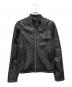 G-STAR RAW（ジースターロゥ）の古着「シングルライダースジャケット　Suzaki Classic Jacket」｜ブラック