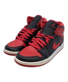 NIKE（ナイキ）の古着「Air Jordan 1 Mid Bred Toe」｜レッド×ブラック