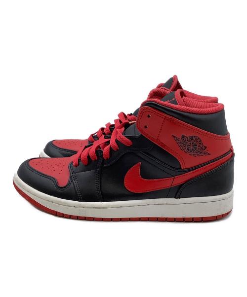 NIKE（ナイキ）NIKE (ナイキ) Air Jordan 1 Mid Bred Toe レッド×ブラック サイズ:26.5の古着・服飾アイテム