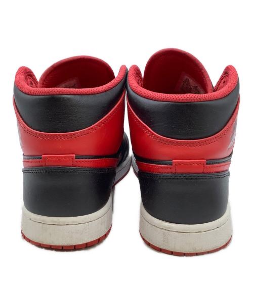 NIKE（ナイキ）NIKE (ナイキ) Air Jordan 1 Mid Bred Toe レッド×ブラック サイズ:26.5の古着・服飾アイテム