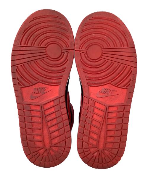 NIKE（ナイキ）NIKE (ナイキ) Air Jordan 1 Mid Bred Toe レッド×ブラック サイズ:26.5の古着・服飾アイテム