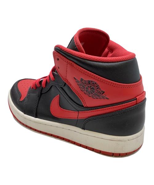 NIKE（ナイキ）NIKE (ナイキ) Air Jordan 1 Mid Bred Toe レッド×ブラック サイズ:26.5の古着・服飾アイテム