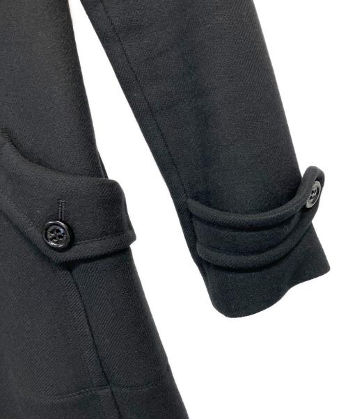 BURBERRY BLUE LABEL（バーバリー ブルー レーベル）BURBERRY BLUE LABEL (バーバリー ブルー レーベル) ウールアンゴラコート ブラック サイズ:38の古着・服飾アイテム