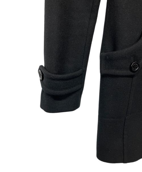 BURBERRY BLUE LABEL（バーバリー ブルー レーベル）BURBERRY BLUE LABEL (バーバリー ブルー レーベル) ウールアンゴラコート ブラック サイズ:38の古着・服飾アイテム