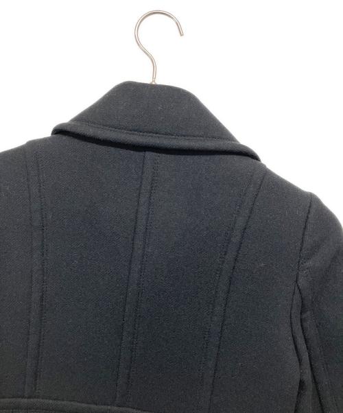 BURBERRY BLUE LABEL（バーバリー ブルー レーベル）BURBERRY BLUE LABEL (バーバリー ブルー レーベル) ウールアンゴラコート ブラック サイズ:38の古着・服飾アイテム