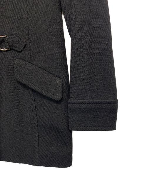 BURBERRY BLUE LABEL（バーバリー ブルー レーベル）BURBERRY BLUE LABEL (バーバリー ブルー レーベル) ウールアンゴラPコート ブラック サイズ:38の古着・服飾アイテム