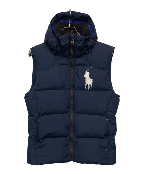 POLO RALPH LAUREN（ポロ・ラルフローレン）POLO RALPH LAUREN (ポロ・ラルフローレン) ダウンベスト ネイビー サイズ:Sの古着・服飾アイテム