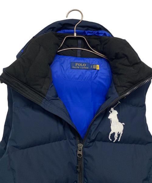 POLO RALPH LAUREN（ポロ・ラルフローレン）POLO RALPH LAUREN (ポロ・ラルフローレン) ダウンベスト ネイビー サイズ:Sの古着・服飾アイテム