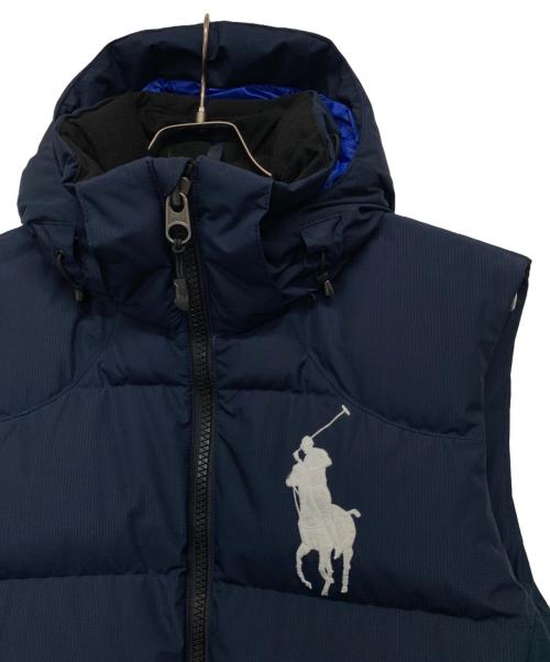 POLO RALPH LAUREN（ポロ・ラルフローレン）POLO RALPH LAUREN (ポロ・ラルフローレン) ダウンベスト ネイビー サイズ:Sの古着・服飾アイテム