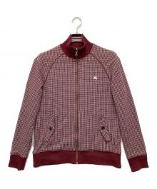 BURBERRY BLACK LABEL（バーバリーブラックレーベル）の古着「リバーシブルジャケット」｜レッド