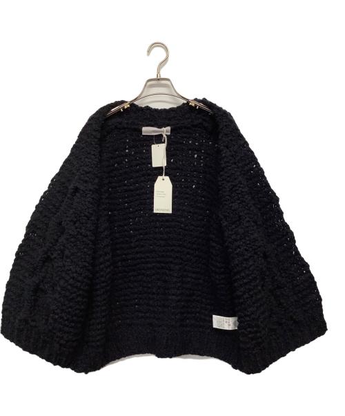 IRONING（アイロニング）IRONING (アイロニング) 厚手カーディガン ネイビー サイズ:FREEの古着・服飾アイテム