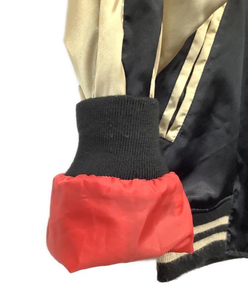hoshihime（ホシヒメ）hoshihime (ホシヒメ) スカジャン ブラック×ホワイト サイズ:LLの古着・服飾アイテム