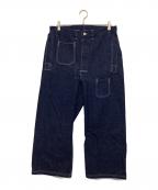 JOHN GLUCKOW by WAREHOUSEジョングラッコーバイウェアハウス）の古着「デニムパンツ」｜インディゴ