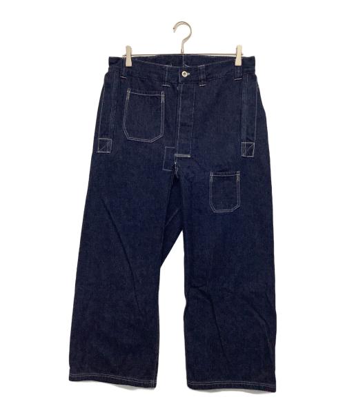 JOHN GLUCKOW by WAREHOUSE（ジョングラッコーバイウェアハウス）JOHN GLUCKOW by WAREHOUSE (ジョングラッコーバイウェアハウス) デニムパンツ インディゴ サイズ:W34の古着・服飾アイテム