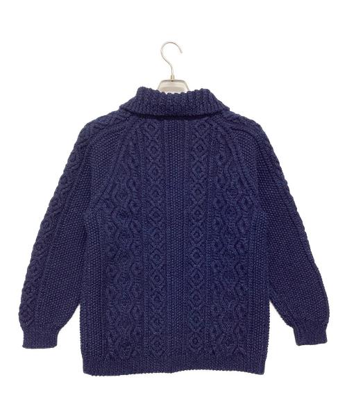 INVERALLAN（インバーアラン）INVERALLAN (インバーアラン) 厚手ニット ネイビー サイズ:40の古着・服飾アイテム