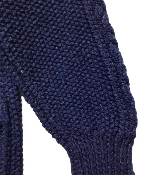 INVERALLAN（インバーアラン）INVERALLAN (インバーアラン) 厚手ニット ネイビー サイズ:40の古着・服飾アイテム