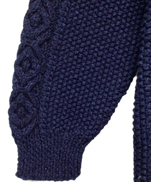 INVERALLAN（インバーアラン）INVERALLAN (インバーアラン) 厚手ニット ネイビー サイズ:40の古着・服飾アイテム