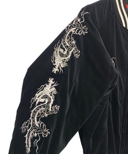 hoshihime（ホシヒメ）hoshihime (ホシヒメ) ベロアスタジャン ブラック サイズ:4Lの古着・服飾アイテム