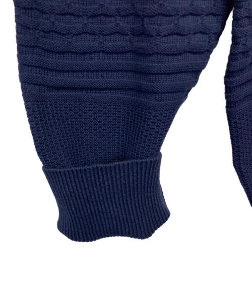 Adam et Rope（アダム エ ロペ）Adam et Rope (アダム エ ロペ) 薄手ニット ネイビー サイズ:Ｍ 未使用品の古着・服飾アイテム
