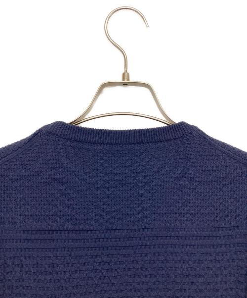 Adam et Rope（アダム エ ロペ）Adam et Rope (アダム エ ロペ) 薄手ニット ネイビー サイズ:Ｍ 未使用品の古着・服飾アイテム