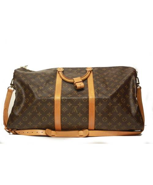 LOUIS VUITTON（ルイ ヴィトン）LOUIS VUITTON (ルイヴィトン) キーポル・バンドリエール55 ブラウン サイズ:55 M41414 SP0901の古着・服飾アイテム