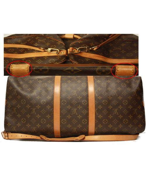 LOUIS VUITTON（ルイ ヴィトン）LOUIS VUITTON (ルイヴィトン) キーポル・バンドリエール55 ブラウン サイズ:55 M41414 SP0901の古着・服飾アイテム