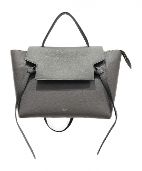 CELINE（セリーヌ）CELINE (セリーヌ) 2WAYショルダーバッグ グレーの古着・服飾アイテム