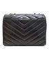 CHANEL (シャネル) Vステッチチェーンショルダーバッグ ブラック：278000円