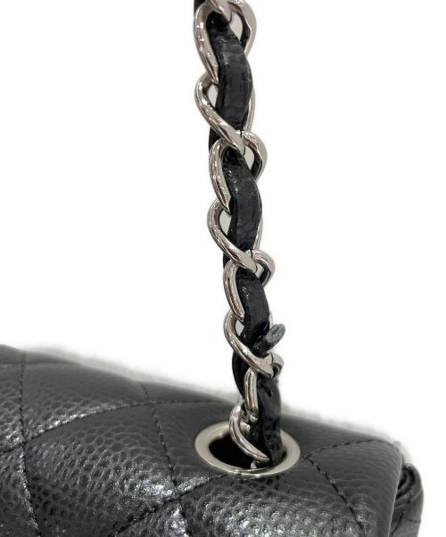 CHANEL（シャネル）CHANEL (シャネル) シングルフラップマトラッセ ブラック サイズ:20の古着・服飾アイテム