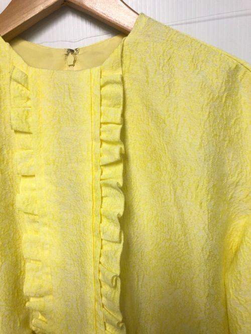 COEL（コエル）COEL (コエル) オリジナルジャガードミニワンピース イエロー サイズ:38の古着・服飾アイテム