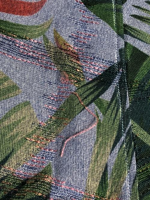 Engineered Garments（エンジニアドガーメンツ）Engineered Garments (エンジニアドガーメンツ) ビッグフローラルショートパンツ / ハーフパンツ ブルー サイズ:Sの古着・服飾アイテム