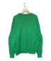 Yves Saint Laurent (イヴサンローラン) クルーネックコットンニット グリーン サイズ:Ｍ：7000円