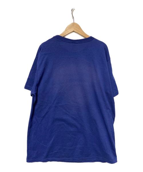 Champion（チャンピオン）Champion (チャンピオン) ベースボールプリントtシャツ ブルー サイズ:XLの古着・服飾アイテム