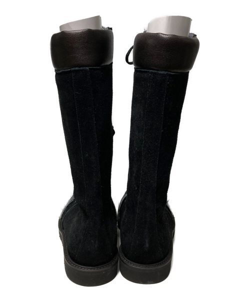 WHITE MOUNTAINEERING（ホワイトマウンテ二アニング）WHITE MOUNTAINEERING (ホワイトマウンテ二アニング) MESSNER ピッグレザーロングスノーブーツ ブラック サイズ:26の古着・服飾アイテム