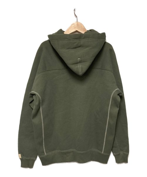 NEW BALANCE（ニューバランス）NEW BALANCE (ニューバランス) 1000スウェットプルオーバーフーディ グリーン サイズ:S 未使用品の古着・服飾アイテム