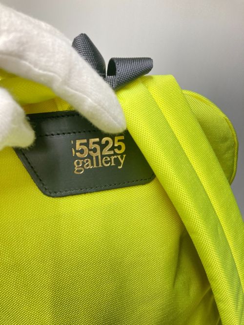 5525gallery（ゴーゴーニーゴーギャラリー）5525gallery (ゴーゴーニーゴーギャラリー) URBAN RESEARCH (アーバンリサーチ) ナイロンバックパック イエローの古着・服飾アイテム
