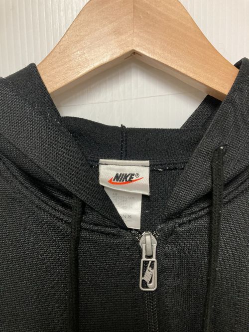 NIKE（ナイキ）NIKE (ナイキ) センタースウォッシュハーフジップパーカー ブラック サイズ:XLの古着・服飾アイテム