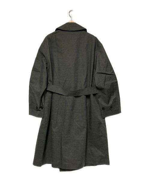 DESCENTE PAUSE（デサントポーズ）DESCENTE PAUSE (デサントポーズ) WOOL MIX TRENCH COAT グレー サイズ:Ｓ 未使用品の古着・服飾アイテム