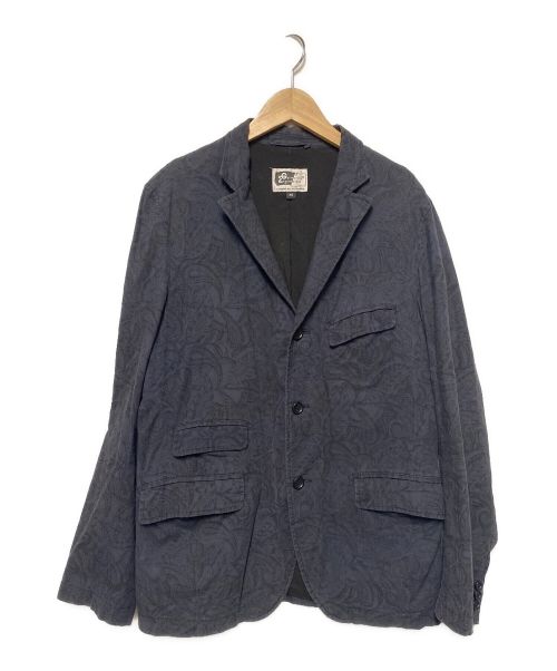 Engineered Garments（エンジニアドガーメンツ）Engineered Garments (エンジニアド ガーメンツ) ペイズリー柄3Bテーラードジャケット ネイビー サイズ:Mの古着・服飾アイテム