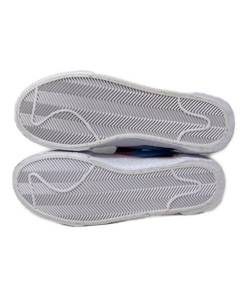 NIKE（ナイキ）NIKE (ナイキ) sacai (サカイ) KAWS (カウズ) Blazer Low パープル サイズ:US7.5の古着・服飾アイテム