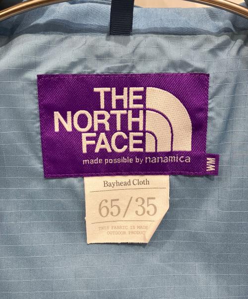 THE NORTHFACE PURPLELABEL（ザ・ノースフェイス パープルレーベル）THE NORTHFACE PURPLELABEL (ザ・ノースフェイス パープルレーベル) フーデッドジャケット スカイブルー サイズ:Mの古着・服飾アイテム