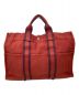 HERMES (エルメス) トートバッグ レッド：12000円
