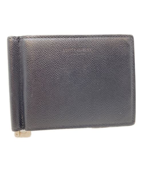 Saint Laurent Paris（サンローランパリ）Saint Laurent Paris (サンローランパリ) マネークリップ ブラックの古着・服飾アイテム